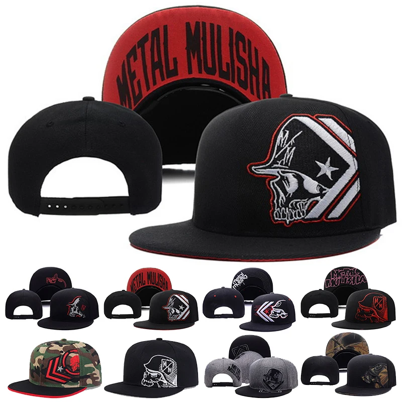 Snapback Hat Flat - Unisex Skelet Borduren Baseball Cap Dames