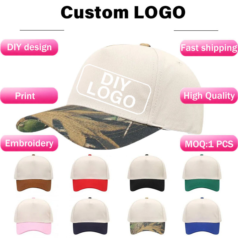 Dad Hat Cotton - Twee-kleurige gestructureerde 5-panel baseballcap dames gebogen