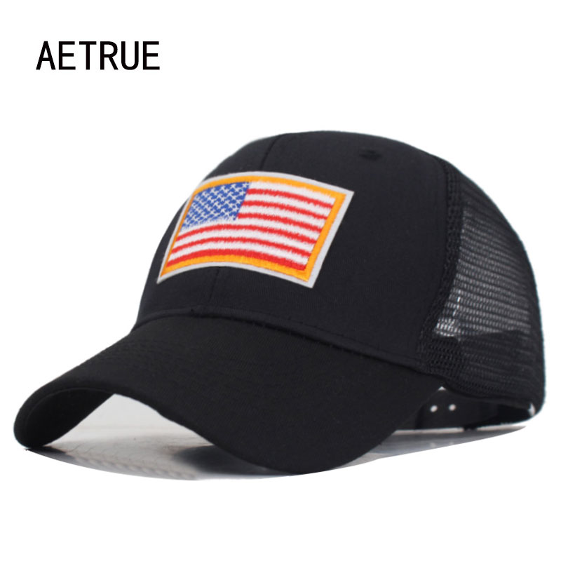 Golf Cap Dad - Aetrue Hoge Kwaliteit Usa Vlag Baseball