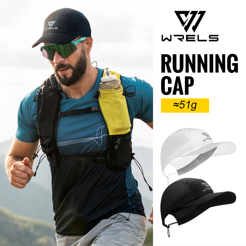 Running Cap Lightweight - WRELS Hardlooppet Lichtgewicht Mesh Rand Tennispet