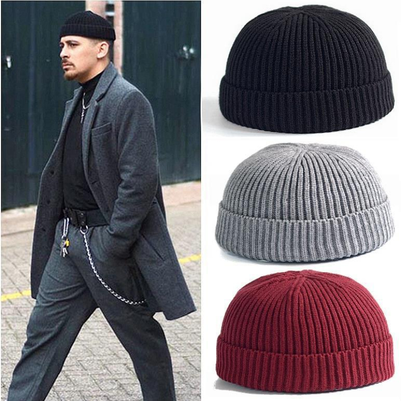 Beanie Cuffed Knit - Winter gebreide muts Warme buitensport Koudebescherming