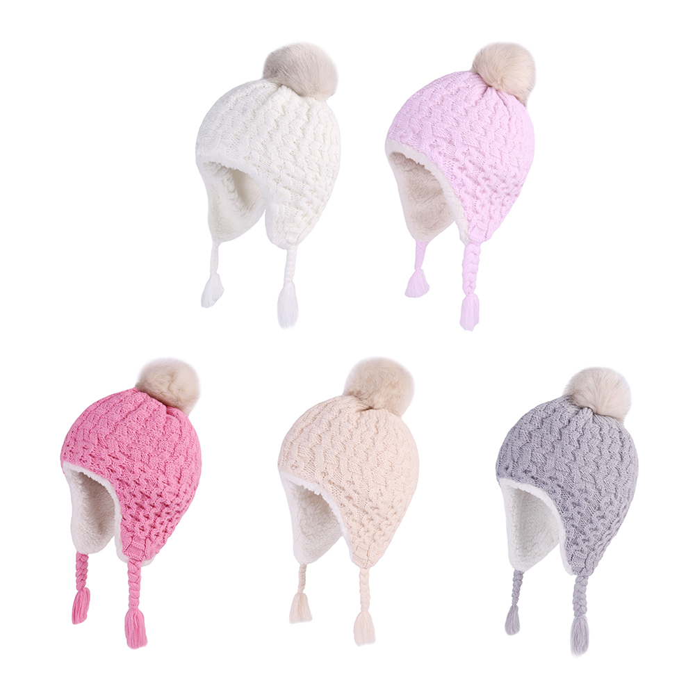 Trapper Hat Ear Flap - Baby Winter Gebreide Oorklep Hoeden Voor
