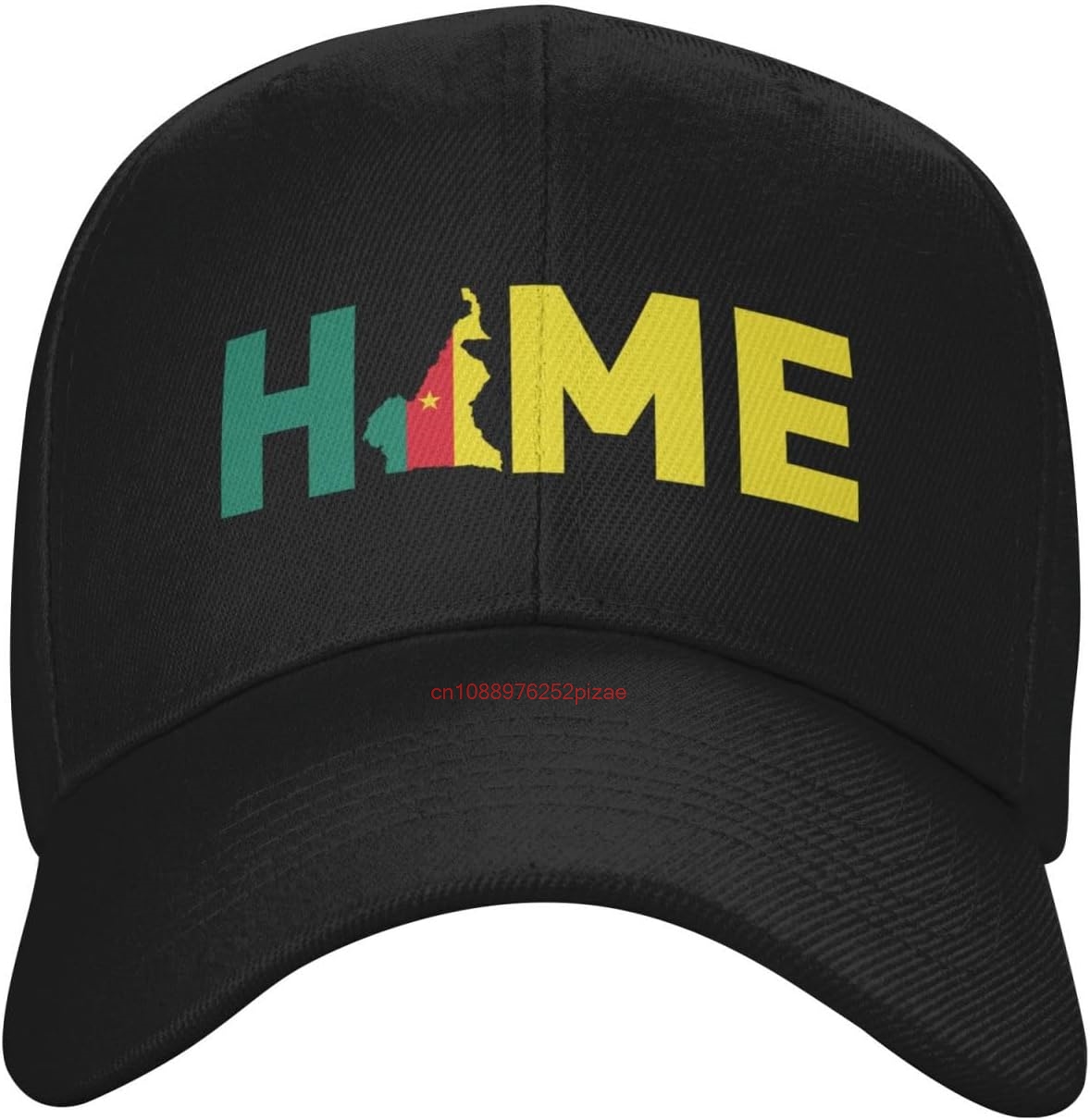 Golf Cap Dad - Kameroen Kaart is Thuis Kameroense Klassieke