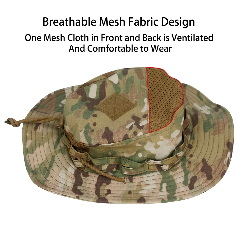 Boonie Hat Tactical - Tactische Camo Boonie Hat UPF 50+