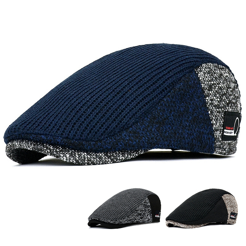 Snapback Hat Flat - Mannen Krantenverkoper Hoeden Dikke Herfst Winter