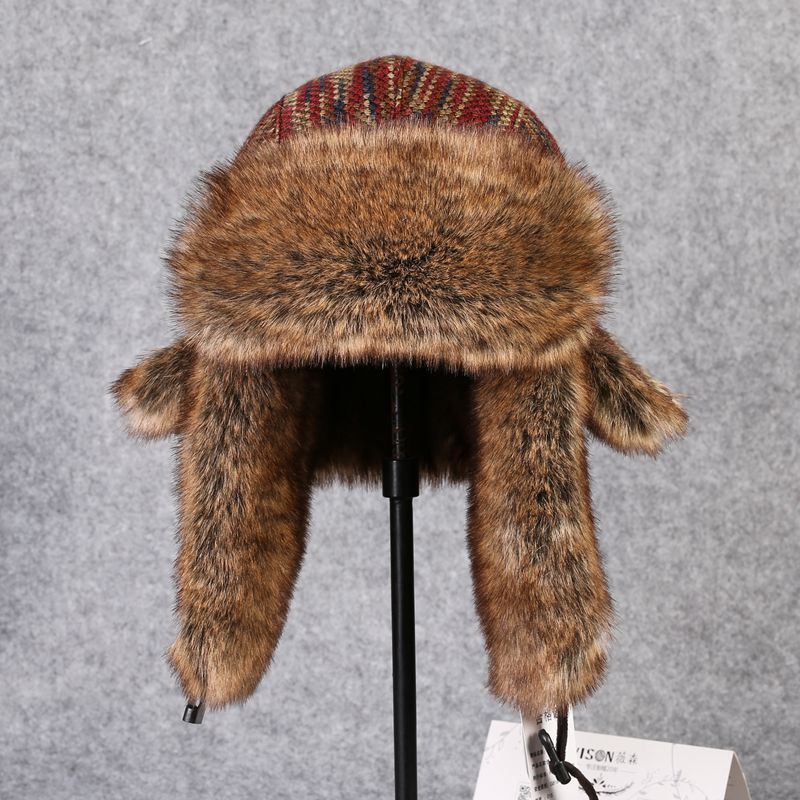 Trapper Hat Ear Flap - B-8433 Man Bomber Hoed Rex Konijnenbont