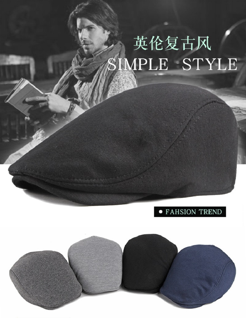 Newsboy Cap Ivy - Heren Wolmix Krantenjongen Platte Pet Visgraat
