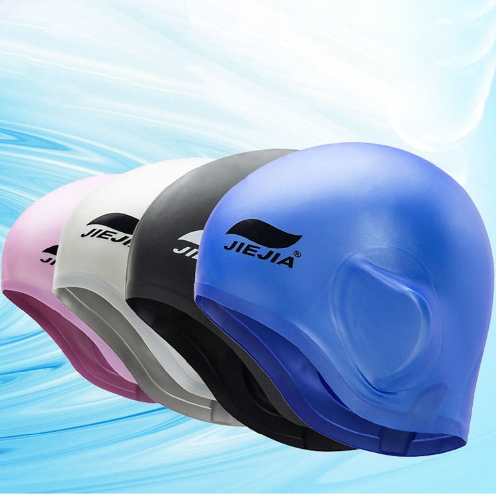 Swim Hat Silicone - Zwembad Waterdichte siliconen zwemuitrusting Hoge elastische