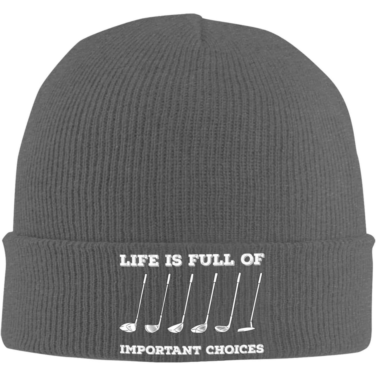 Beanie Cuffed Knit - Het leven is vol met belangrijke