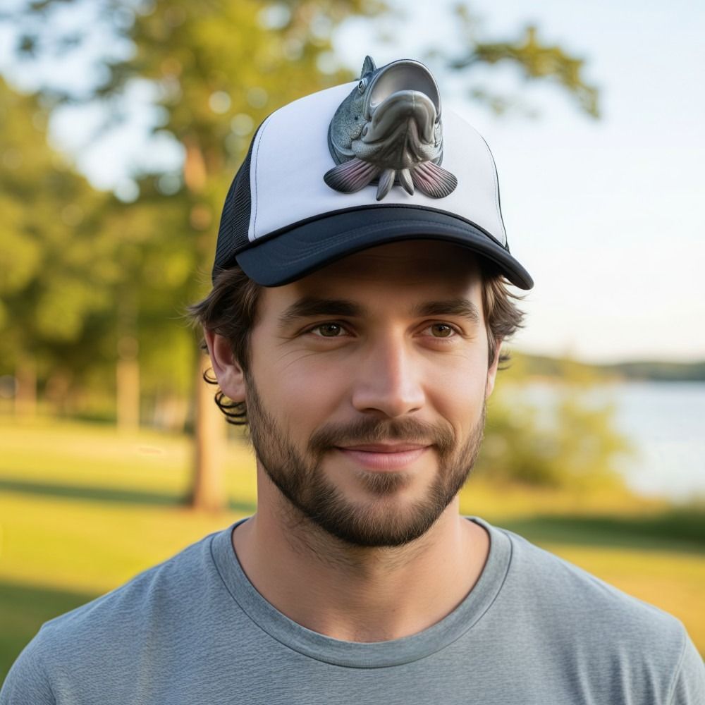 Grappige 3D visdieren trucker  - Trucker Cap Mesh recensie en prijs