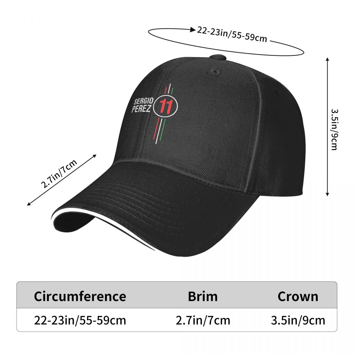 Sergio Perez F1 Auto Racen Gew - Golf Cap Dad recensie en prijs