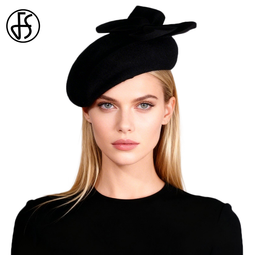 FS Zwart-witte wollen Franse b - Beret French Wool recensie en prijs