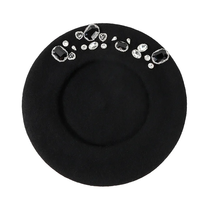 Prachtige strasswollen baret v - Beret French Wool recensie en prijs