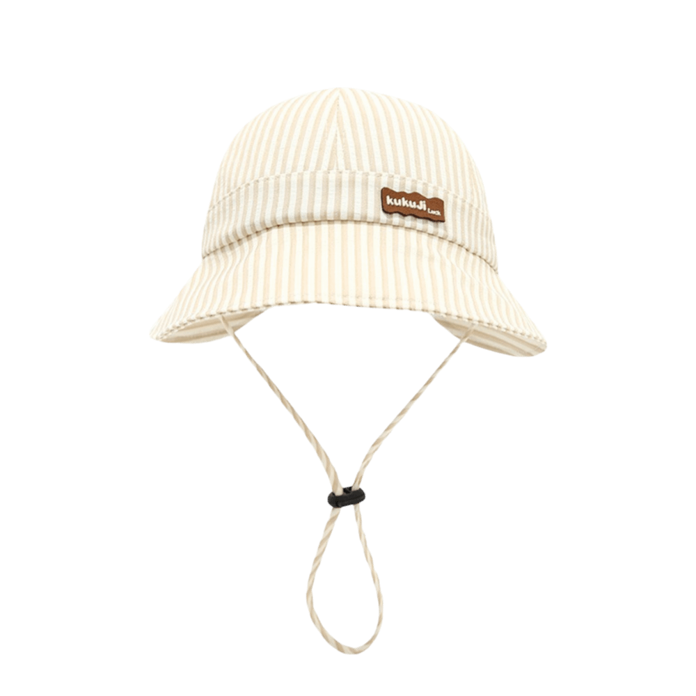Nieuwe gestreepte baby bucket  - Sun Hat Wide Brim recensie en prijs