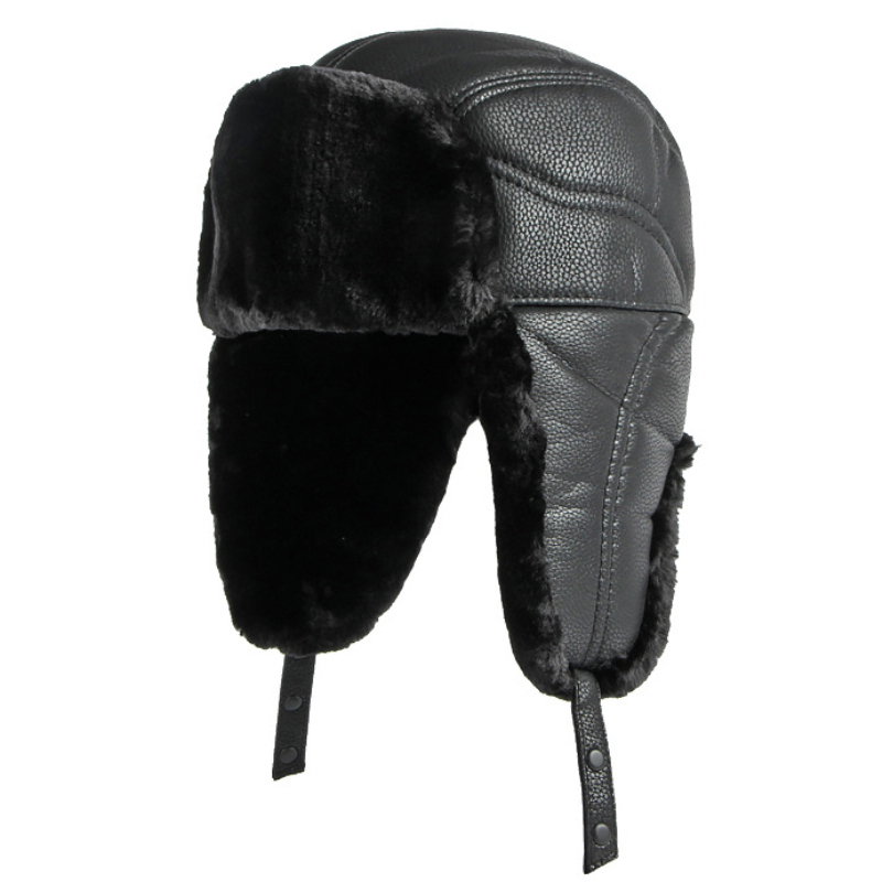 HT4002 Nieuwe Pu Lederen Russi - Trapper Hat Ear Flap recensie en prijs