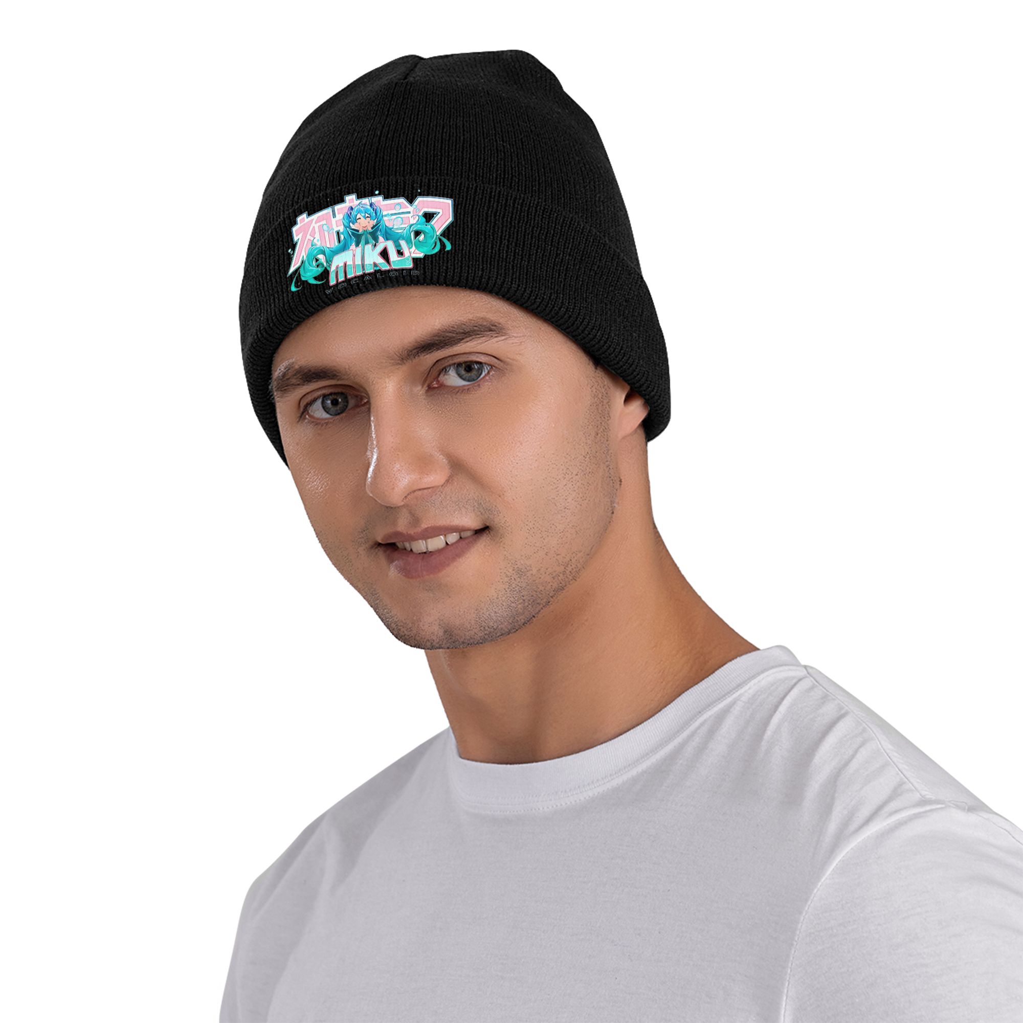 Hatsune Miku ribgebreide muts  - Beanie Cuffed Knit recensie en prijs