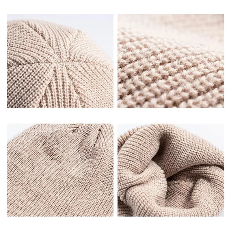 Winter gebreide muts Warme bui - Beanie Cuffed Knit recensie en prijs