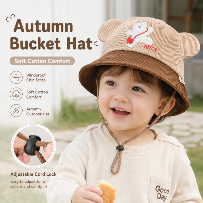 Kinderen Berenoren Bucket Hat  - Bucket Hat Cotton recensie en prijs