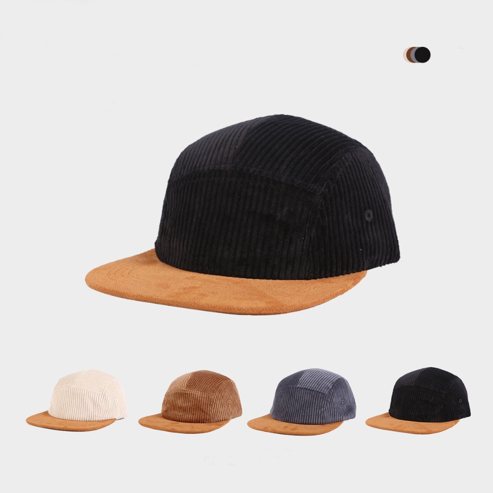 Veelzijdige retro flat brim ba - Corduroy Cap 5 Panel recensie en prijs