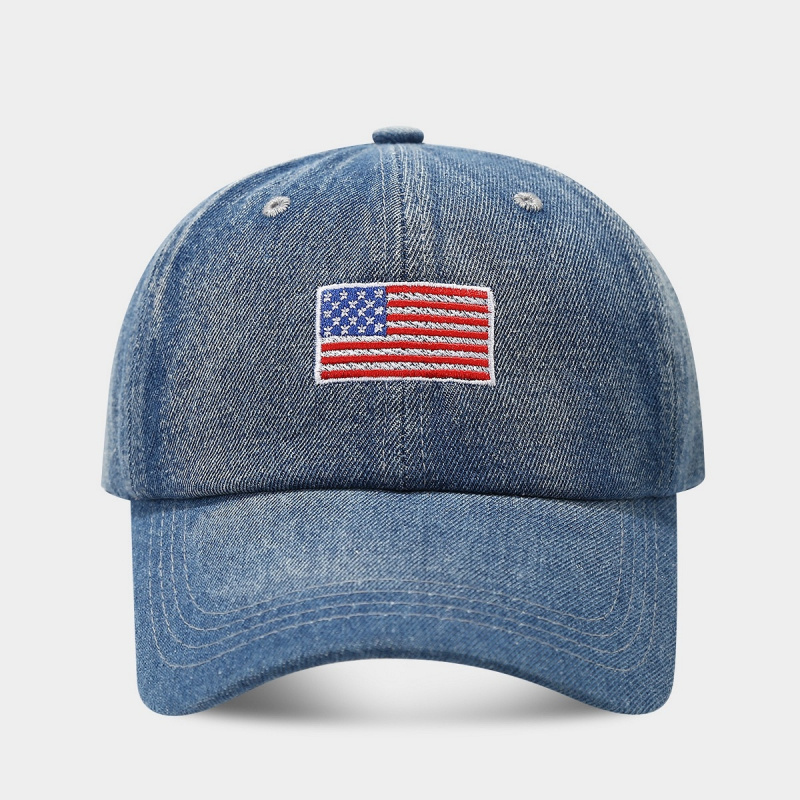 Vintage gewassen denim basebal - Dad Hat Cotton recensie en prijs