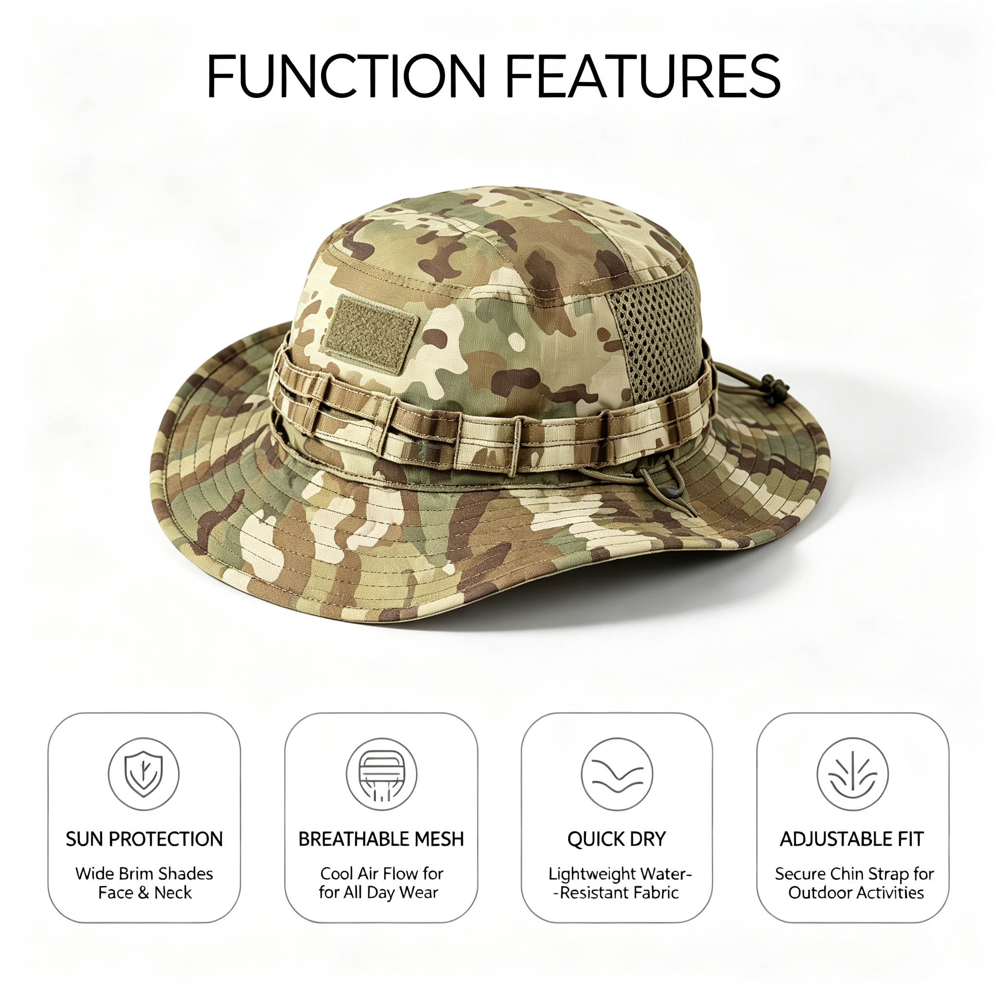Tactische Boonie Hoed voor Her - Boonie Hat Tactical recensie en prijs