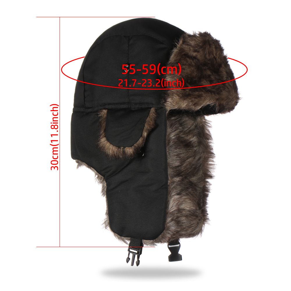 Warme oorwarmers ski-muts wint - Trapper Hat Ear Flap recensie en prijs