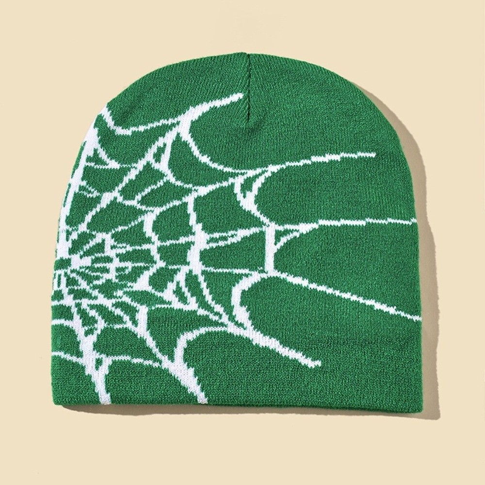 Vintage zachte muts met spinne - Beanie Cuffed Knit recensie en prijs