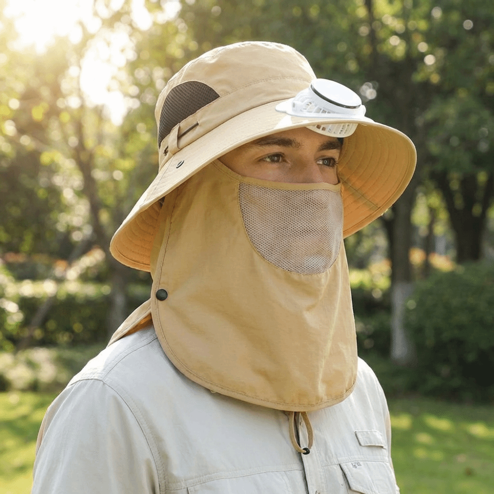 Draagbare op zonne-energie opl - Sun Hat Wide Brim recensie en prijs