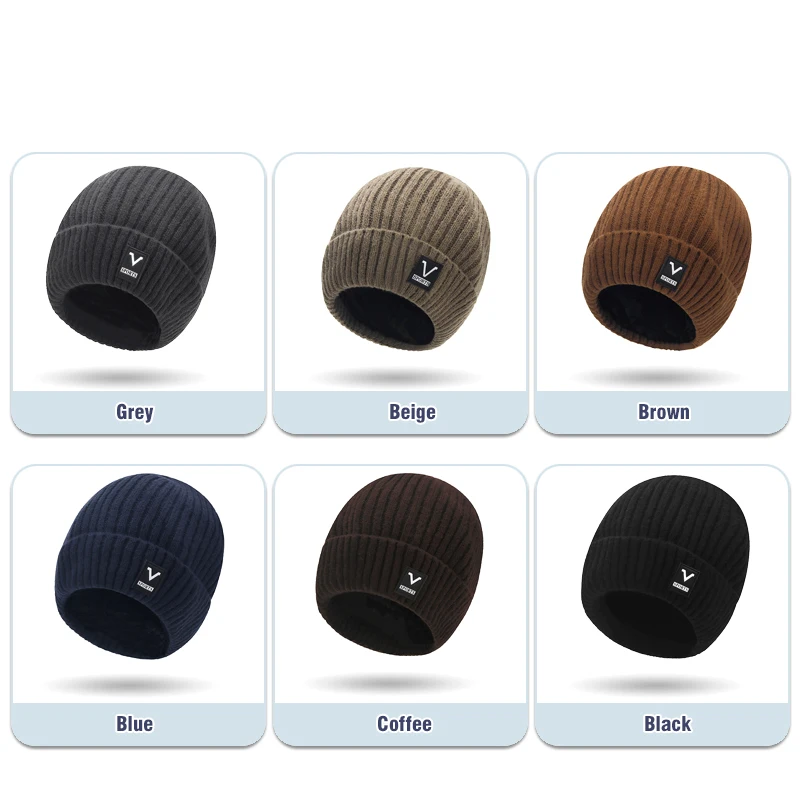 Muts Mannen Slouchy Gebreide S - Beanie Cuffed Knit recensie en prijs