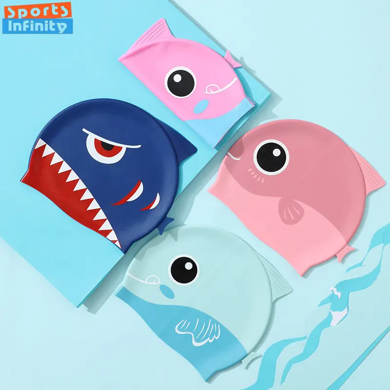 Cartoon Schattige Vis Haai Sil - Swim Hat Silicone recensie en prijs